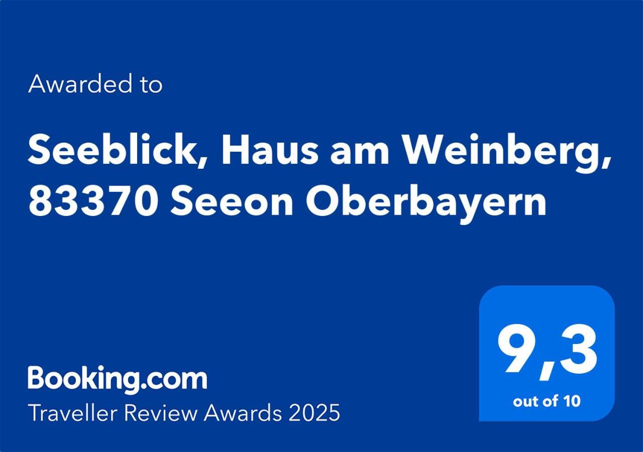 Seeblick Chiemgau, Haus Am Weinberg, 83370 Seeon Oberbayern ภายนอก รูปภาพ